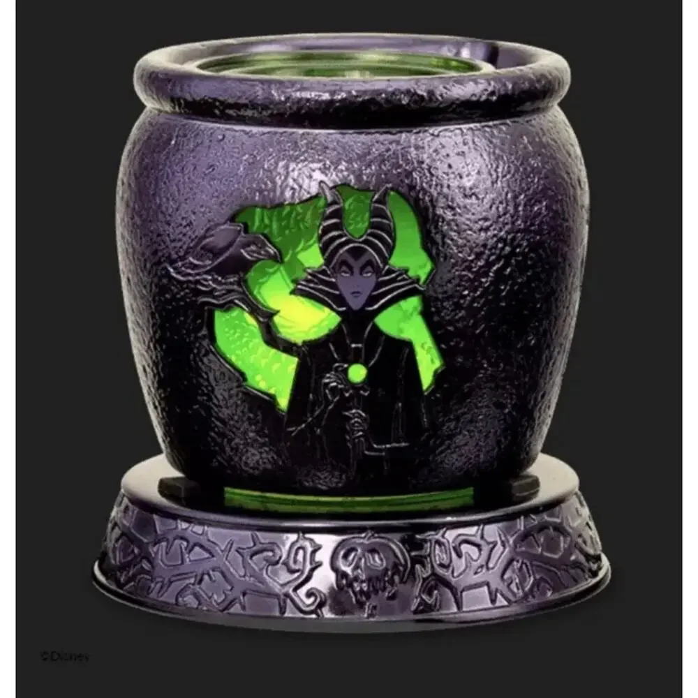 Disney Villains Scentsy Wax Warmer Limited-Edition Metallic Purple Cauldron